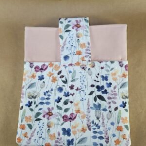 Kumaş Kitap Kılıfı 23x26 cm | Bez Kitap Koruyucu | Kitap Çantası | Okul & Günlük Kullanım İçin Book Sleeve