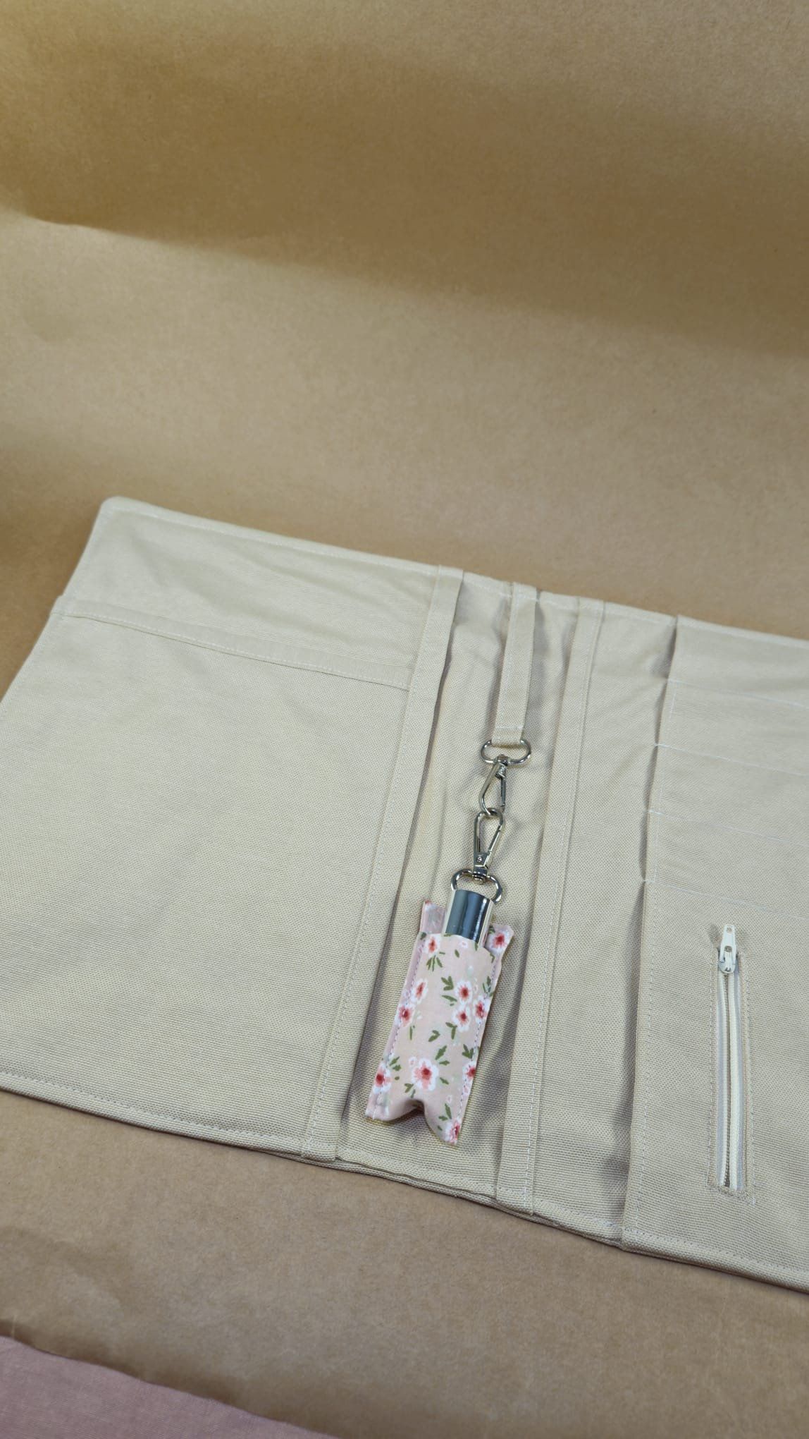 Kumaş Ruj Kılıfı 4,5x9 cm | Mini Ruj Çantası | Minimal Kozmetik Organizer | Çanta İçi Ruj Koruyucu - Görsel 3